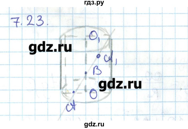 ГДЗ по геометрии 11 класс Мерзляк  Базовый уровень параграф 7 - 7.23, Решебник