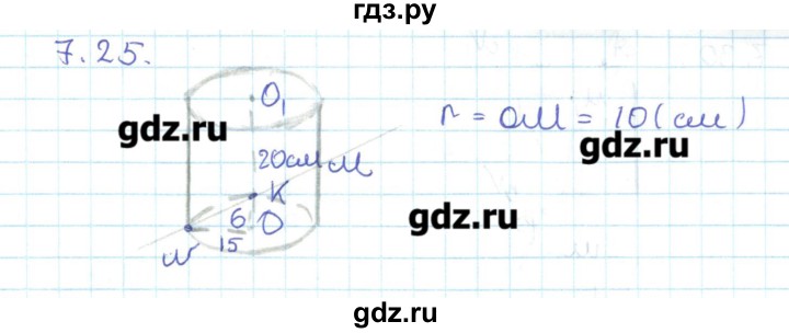 ГДЗ по геометрии 11 класс Мерзляк  Базовый уровень параграф 7 - 7.25, Решебник