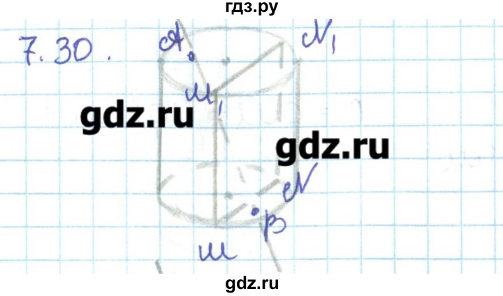 ГДЗ по геометрии 11 класс Мерзляк  Базовый уровень параграф 7 - 7.30, Решебник