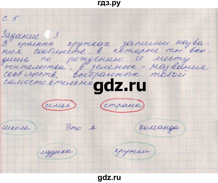 ГДЗ по окружающему миру 4 класс Плешаков рабочая тетрадь  часть 1. страница - 5, Решебник 2016
