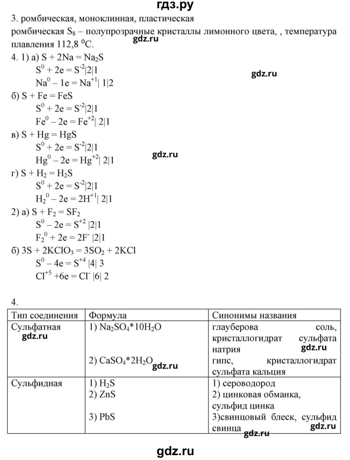 ГДЗ по химии 9 класс Габриелян рабочая тетрадь  страница - 128, Решебник №1