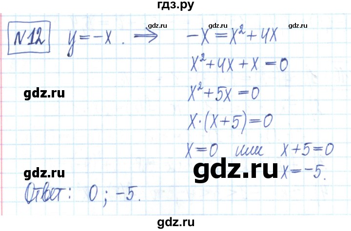 ГДЗ по алгебре 7 класс Мерзляк рабочая тетрадь  параграф 21 - 12, Решебник
