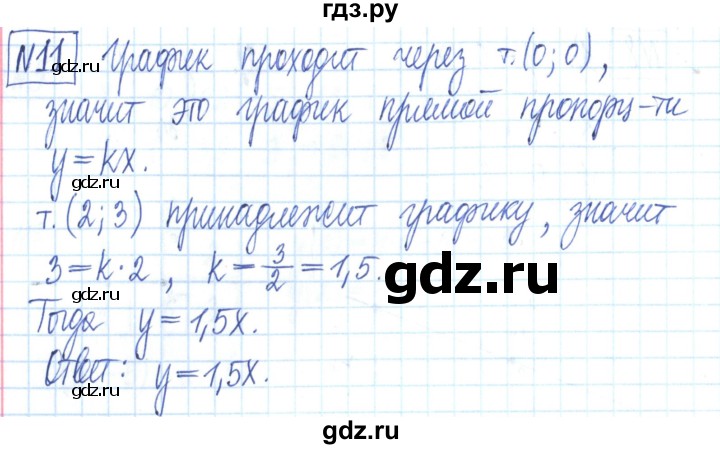ГДЗ по алгебре 7 класс Мерзляк рабочая тетрадь  параграф 23 - 11, Решебник