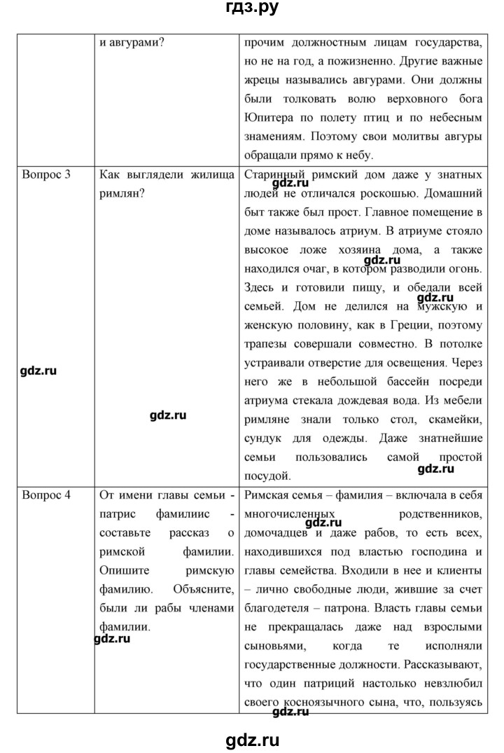 План по истории 5 класс параграф 48