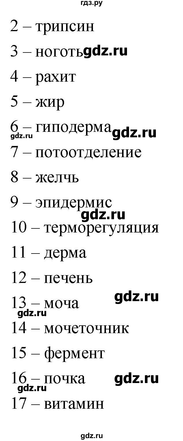 ГДЗ задание 193 биология 8 класс рабочая тетрадь Колесов, Маш