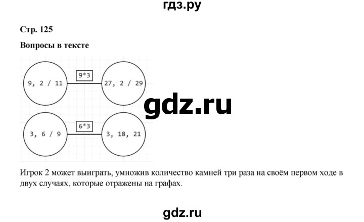 ГДЗ по информатике 9 класс Босова  Базовый уровень страница - 125, Решебник 2023