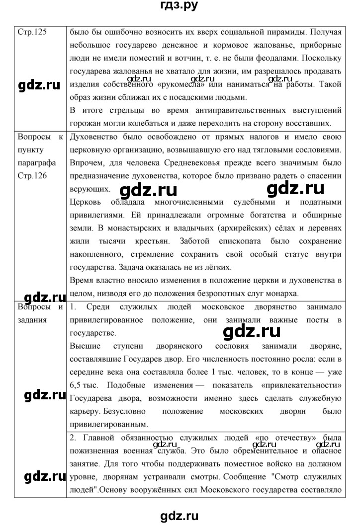 ГДЗ по истории 7 класс Андреев История России  параграф - 16, Решебник