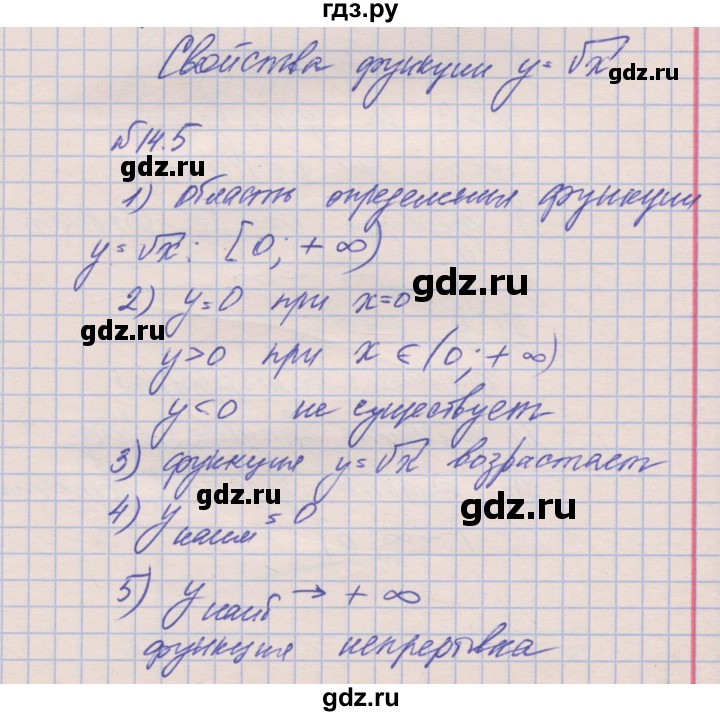 ГДЗ по алгебре 8 класс Зубарева рабочая тетрадь  параграф 14 - 14.5, Решебник