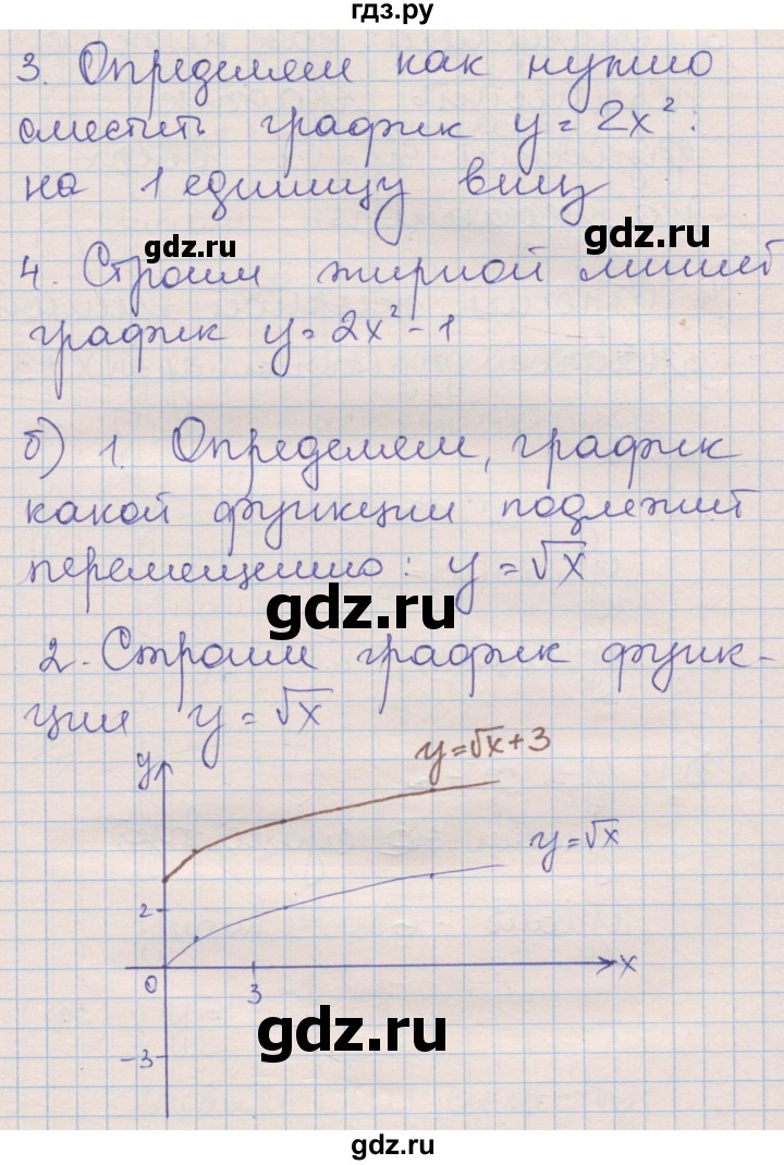 ГДЗ по алгебре 8 класс Зубарева рабочая тетрадь  параграф 22 - 22.5, Решебник