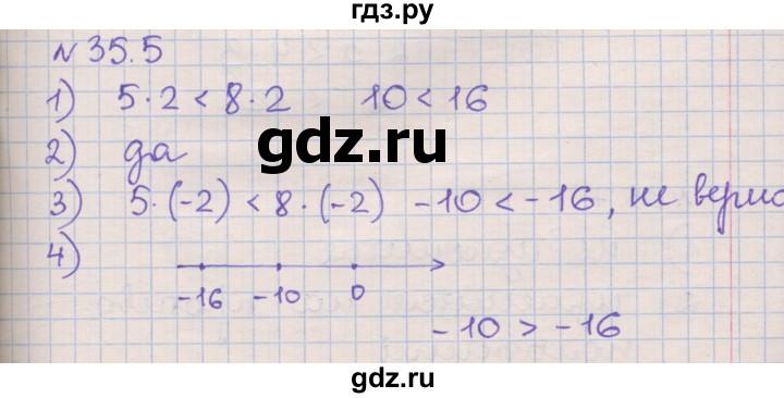 ГДЗ по алгебре 8 класс Зубарева рабочая тетрадь  параграф 35 - 35.5, Решебник
