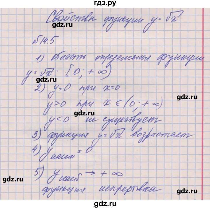 ГДЗ по алгебре 8 класс Зубарева рабочая тетрадь  параграф 14 - 14.5, Решебник