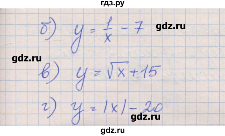 ГДЗ по алгебре 8 класс Зубарева рабочая тетрадь  параграф 21 - 21.4, Решебник
