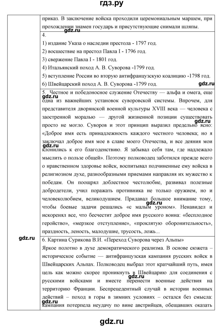 ГДЗ параграф 20-21 история 8 класс История России Андреев, Ляшенко