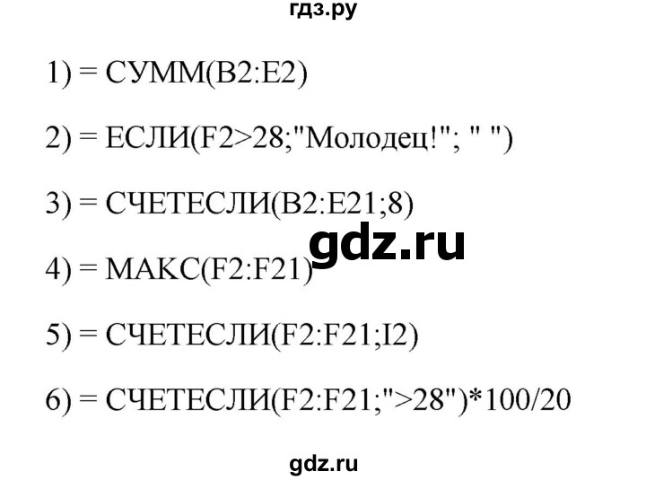 ГДЗ по информатике 9 класс Босова рабочая тетрадь Базовый уровень задание - 195, Решебник 2017