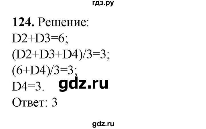 ГДЗ по информатике 9 класс Босова рабочая тетрадь Базовый уровень задание - 124, Решебник 2024