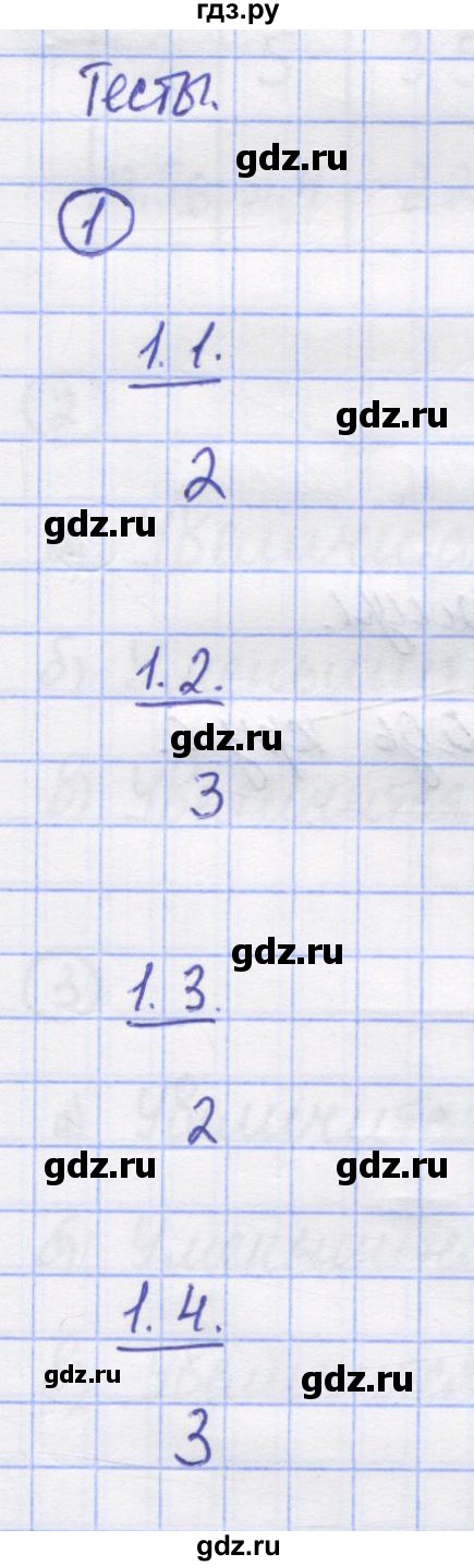 ГДЗ по математике 5 класс Козлов   глава 14 / параграф 3 / тесты. задание - 1, Решебник