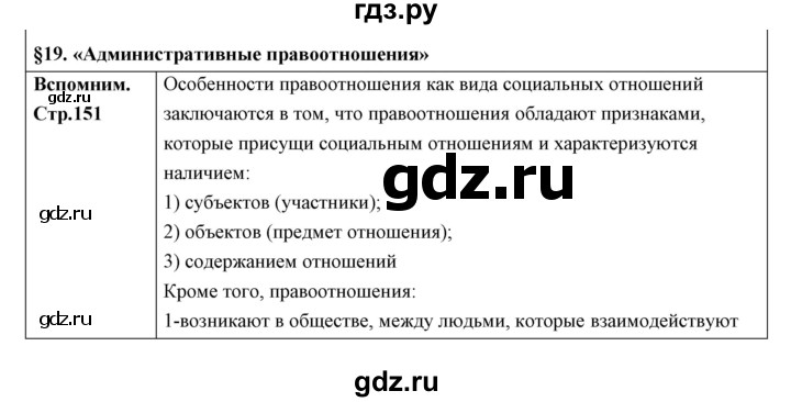 План параграфа по обществознанию 9 класс боголюбов 9 параграф