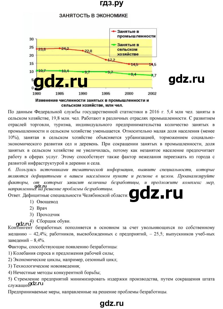 ГДЗ по географии 9 класс Домогацких   страница - 316, Решебник 2018