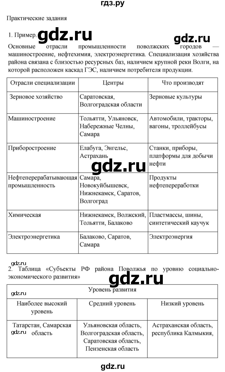 ГДЗ по географии 9 класс Домогацких   страница - 266, Решебник 2023