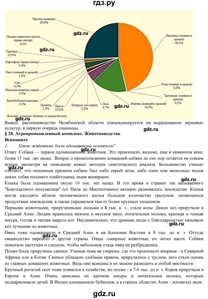 ГДЗ по географии 9 класс Домогацких   страница - 175, Решебник