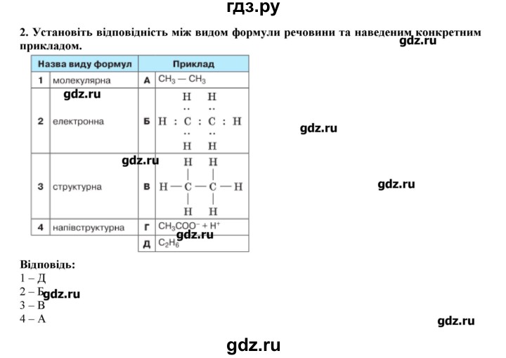 ГДЗ по химии 9 класс Ярошенко   завдання рiзних рiвнiв складностi / § 42 - 2, Решебник