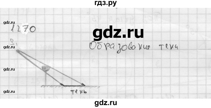 ГДЗ по физике 7‐9 класс  Перышкин Сборник задач  номер - 1270, Решебник