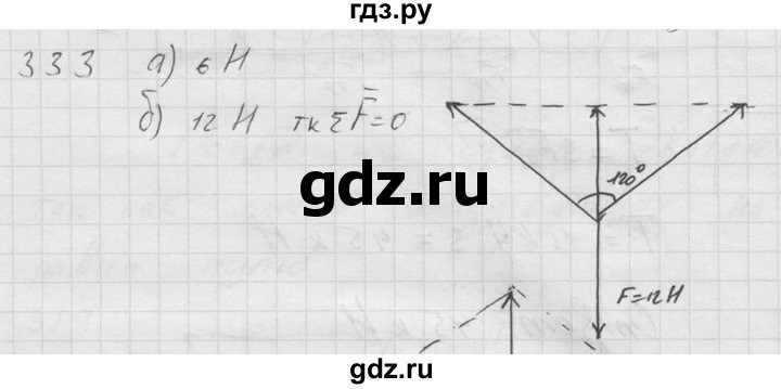 ГДЗ по физике 7‐9 класс  Перышкин Сборник задач  номер - 333, Решебник