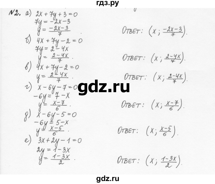 ГДЗ по алгебре 7 класс  Журавлев рабочая тетрадь  § 10 - 2, Решебник