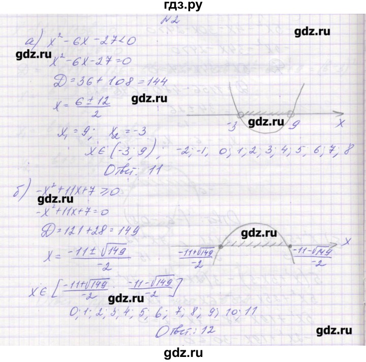 ГДЗ по алгебре 9 класс Звавич дидактические материалы  вариант 1 / С-20 - 2, Решебник 