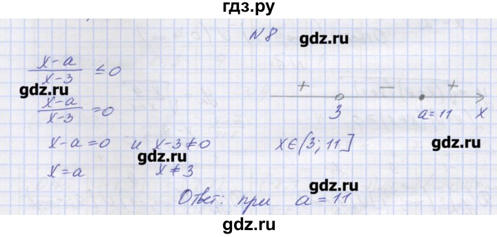 ГДЗ по алгебре 9 класс Звавич дидактические материалы  вариант 2 / С-22 - 8, Решебник 