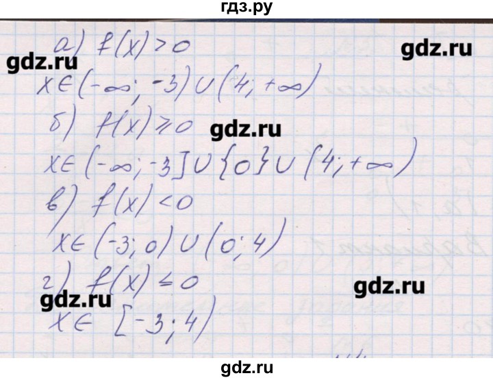 ГДЗ по алгебре 9 класс Звавич дидактические материалы  контрольные работы / К-5 / вариант 1 - 3, Решебник 