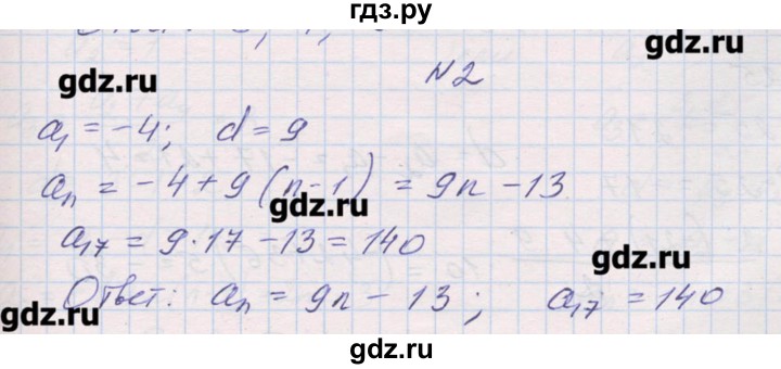 ГДЗ по алгебре 9 класс Звавич дидактические материалы  контрольные работы / К-7 / вариант 1 - 2, Решебник 