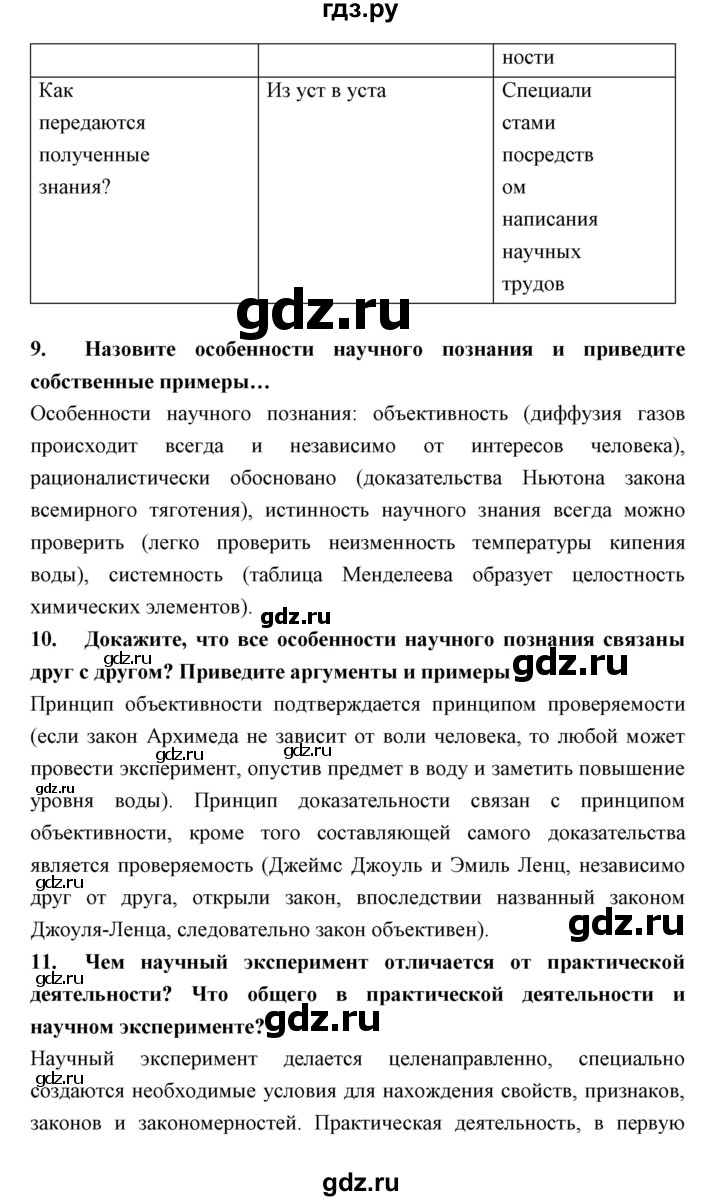 ГДЗ по обществознанию 7 класс Королькова   параграф - 7, Решебник