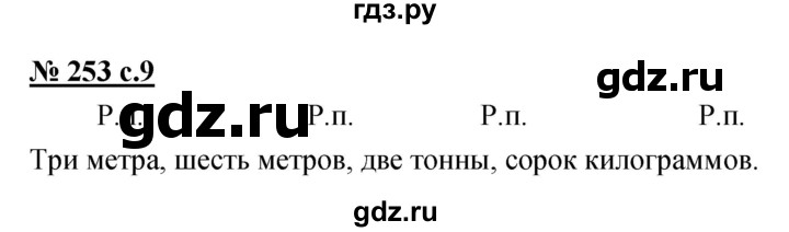 ГДЗ по русскому языку 4 класс Ломакович   упражнение - 253, Решебник №1