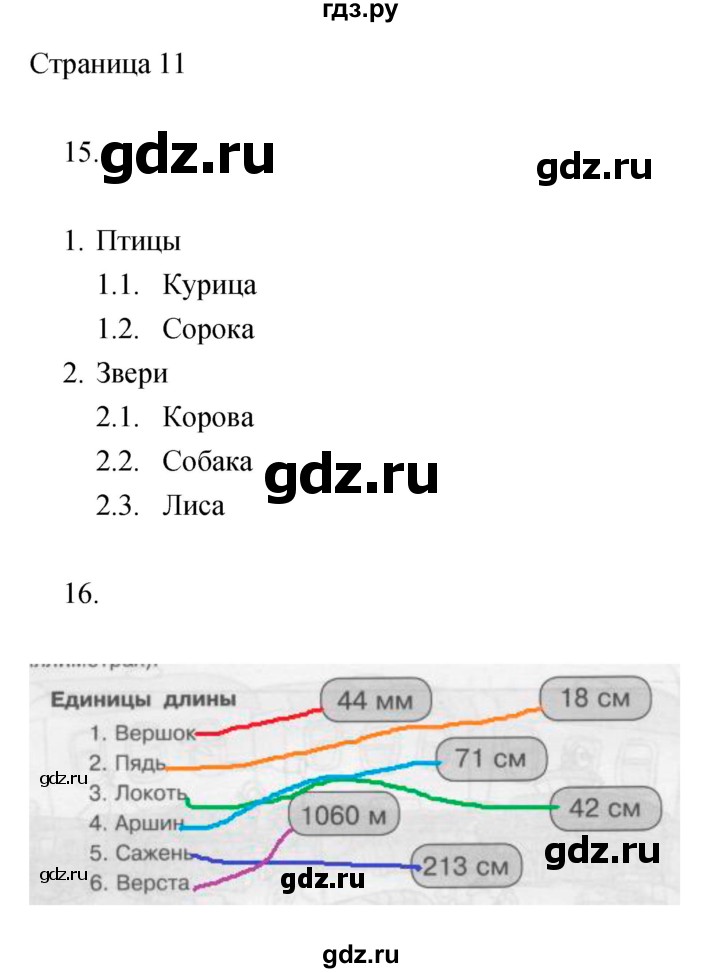 ГДЗ по информатике 3 класс Бененсон тетрадь для самостоятельной работы  страница - 11, Решебник