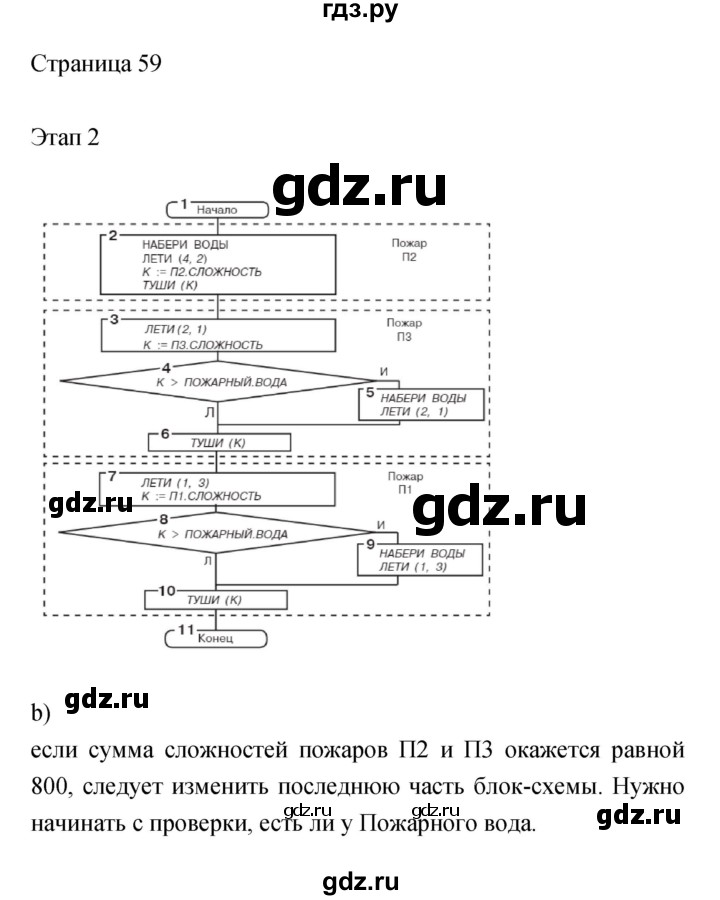 ГДЗ по информатике 3 класс Бененсон тетрадь для самостоятельной работы  страница - 59, Решебник