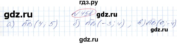 ГДЗ по геометрии 9 класс Ершова   завдання - 458, Решебник №1