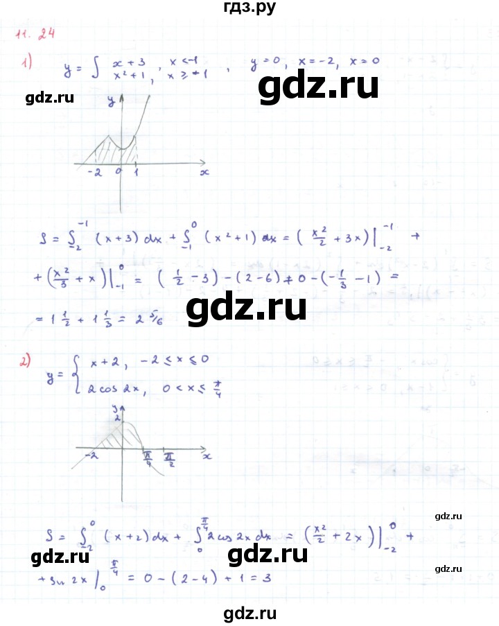 ГДЗ по алгебре 11 класс Мерзляк  Углубленный уровень параграф 11 - 11.24, Решебник