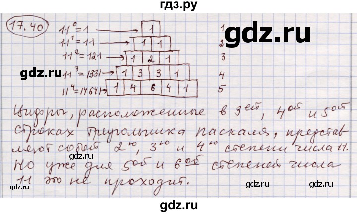 ГДЗ по алгебре 11 класс Мерзляк  Углубленный уровень параграф 17 - 17.40, Решебник