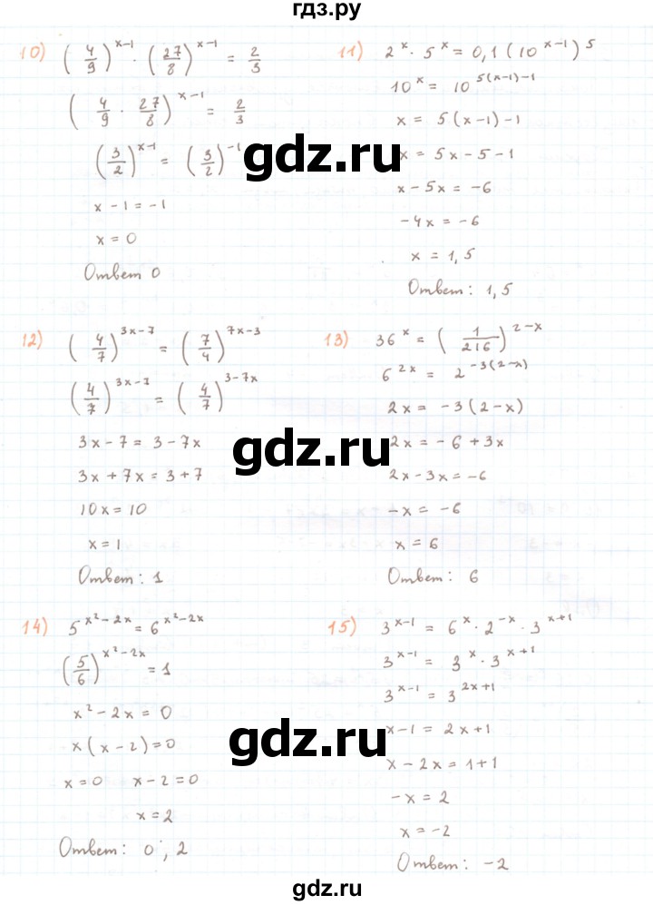 ГДЗ по алгебре 11 класс Мерзляк  Углубленный уровень параграф 2 - 2.1, Решебник