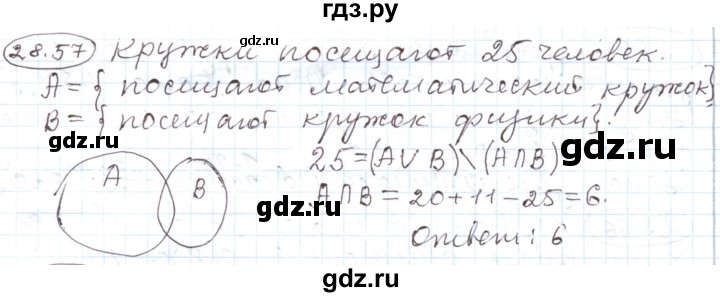 ГДЗ по алгебре 11 класс Мерзляк  Углубленный уровень параграф 28 - 28.57, Решебник