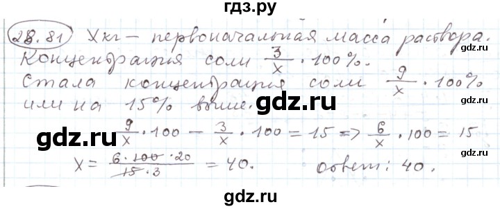 ГДЗ по алгебре 11 класс Мерзляк  Углубленный уровень параграф 28 - 28.81, Решебник
