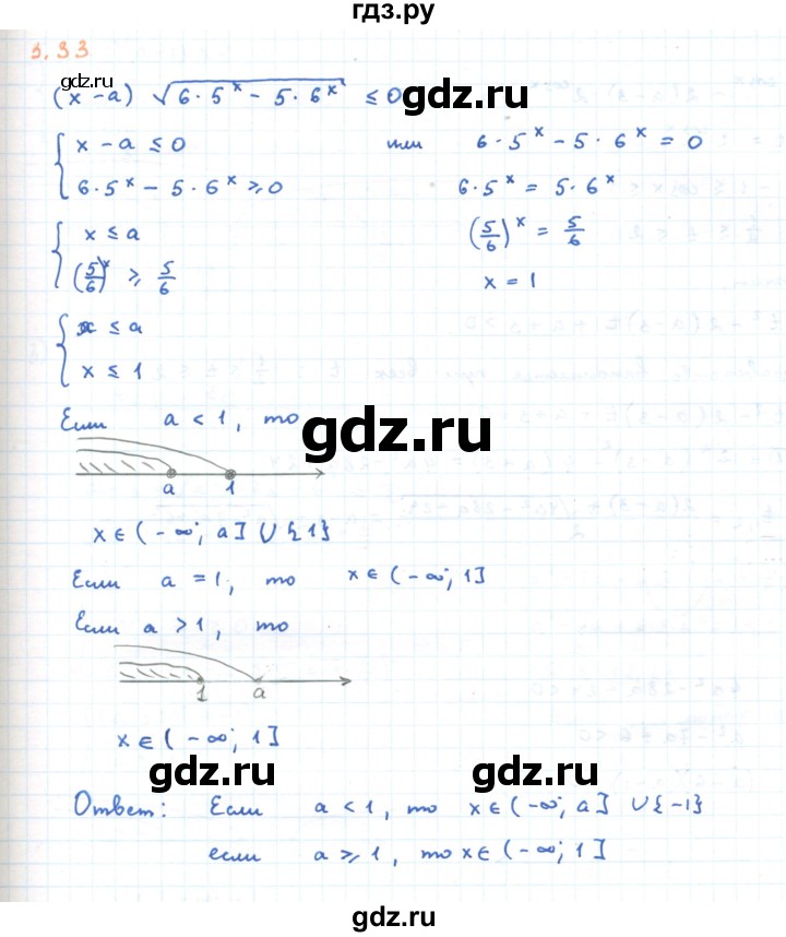ГДЗ по алгебре 11 класс Мерзляк  Углубленный уровень параграф 3 - 3.33, Решебник