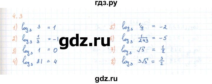 ГДЗ по алгебре 11 класс Мерзляк  Углубленный уровень параграф 4 - 4.3, Решебник