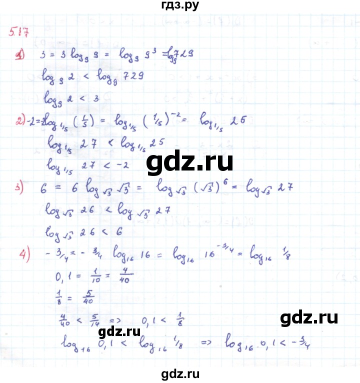 ГДЗ по алгебре 11 класс Мерзляк  Углубленный уровень параграф 5 - 5.17, Решебник