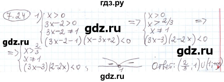 ГДЗ по алгебре 11 класс Мерзляк  Углубленный уровень параграф 7 - 7.24, Решебник