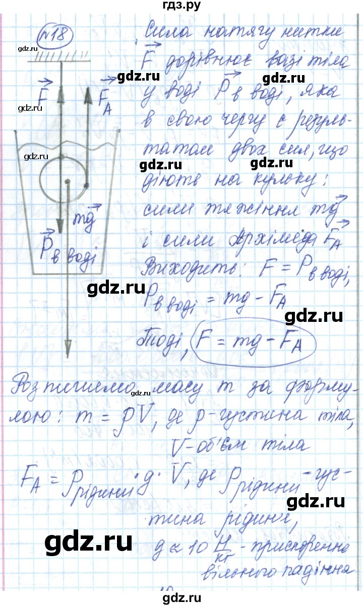 ГДЗ по физике 7 класс Барьяхтар   страница - 192, Решебник