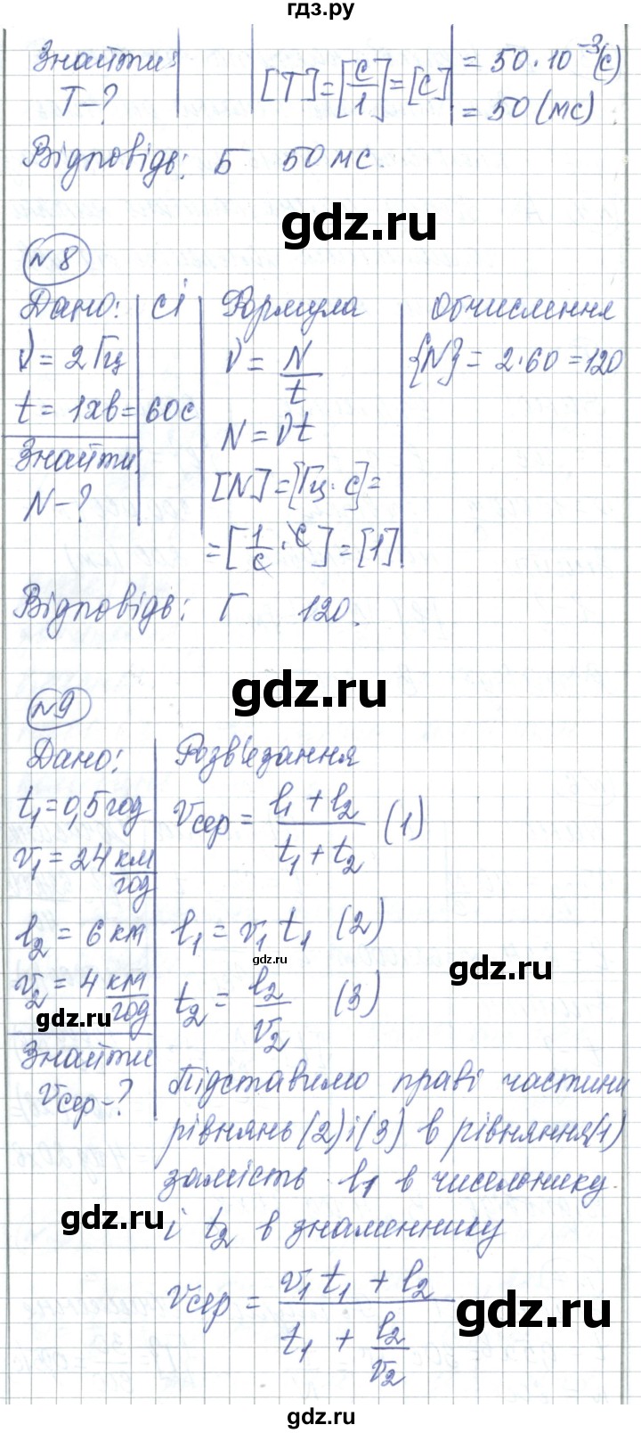 ГДЗ по физике 7 класс Барьяхтар   страница - 94, Решебник
