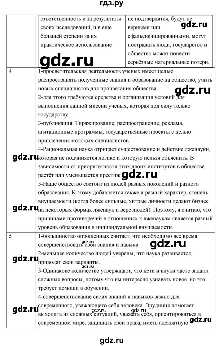 ГДЗ по обществознанию 10 класс Котова тетрадь-тренажёр  параграф - 9, Решебник