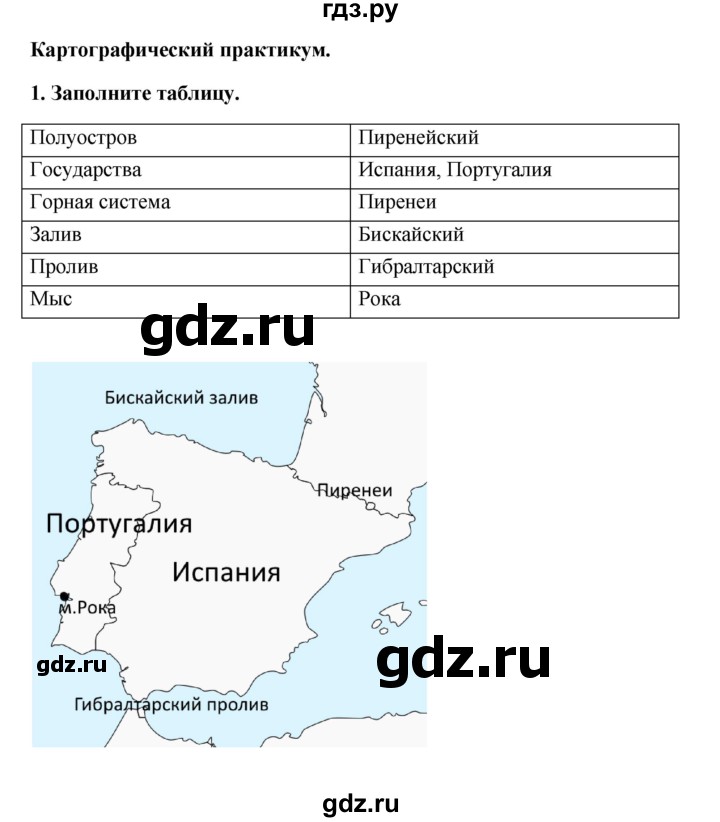 ГДЗ по географии 6 класс Болотникова тетрадь-практикум   страница - 47, Решебник